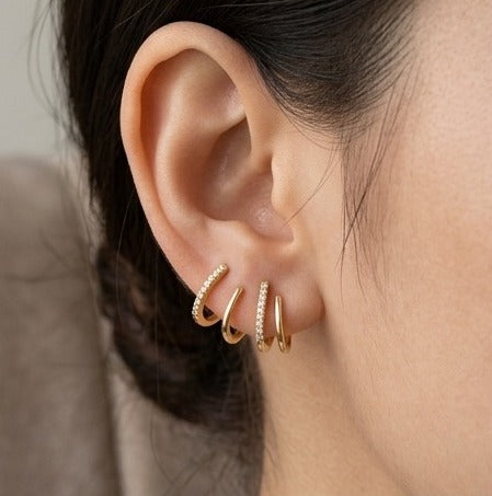 Elegant Gold Crystal Statement Earrings for Women | Sparkling Party & Occasion Wear Jewellery